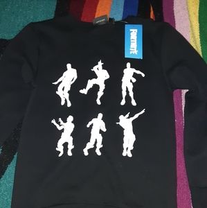 Black Fortnite sweatshirt purchased in Scotland